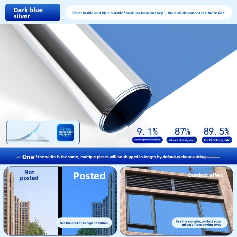 DAYHIDE™ One-Way Privacy Film — Cut-to-Size Rolls (16 Finishes)