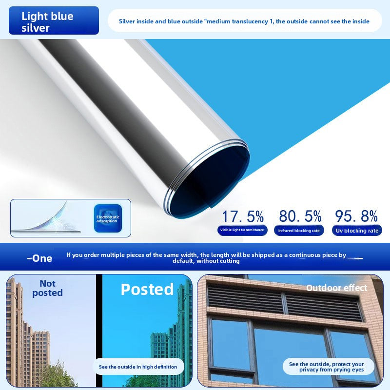 DAYHIDE™ One-Way Privacy Film — Cut-to-Size Rolls (16 Finishes)