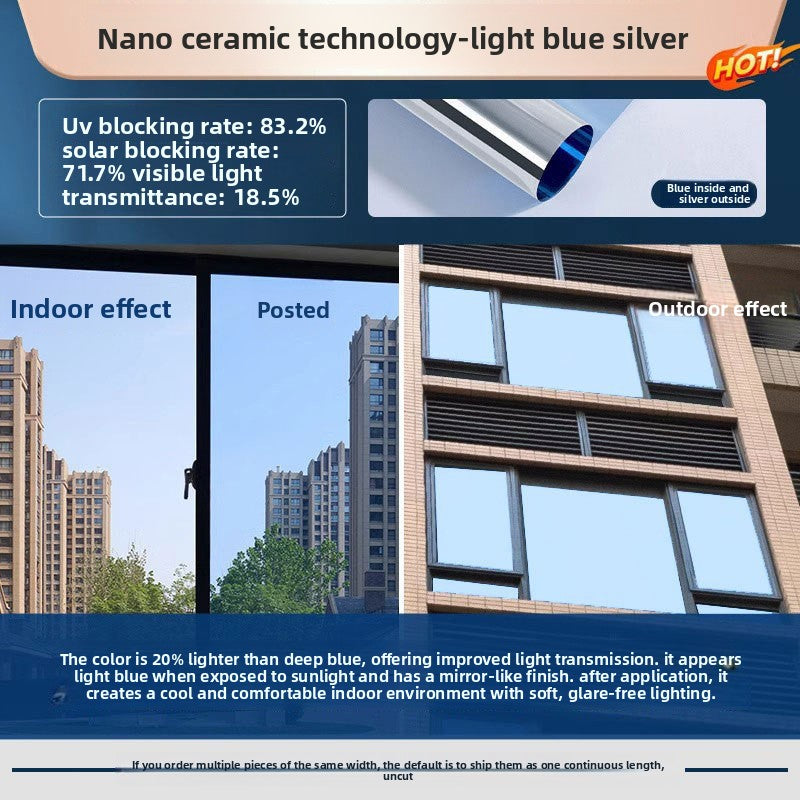 DAYHIDE™ One-Way Privacy Film — Cut-to-Size Rolls (16 Finishes)