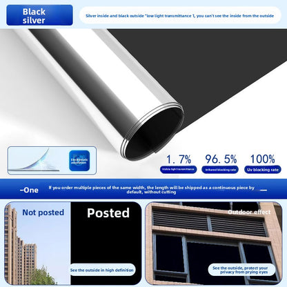 DAYHIDE™ One-Way Privacy Film — Cut-to-Size Rolls (16 Finishes)